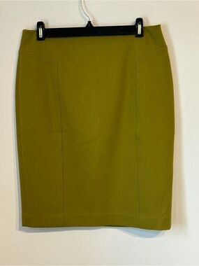 Semantiks Women’s Size 8 Green Pencil Skirt Lined Back Zip Career Office